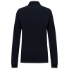 Polo piqué manches longues bio femme Marine – Kariban 180 g/m² – vue 2