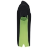 Polo piqué bicolore homme Noir/Lime – Kariban – vue 3