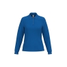 Polo piqué LSL femme Bleu Royal – iDeal Basic Brand