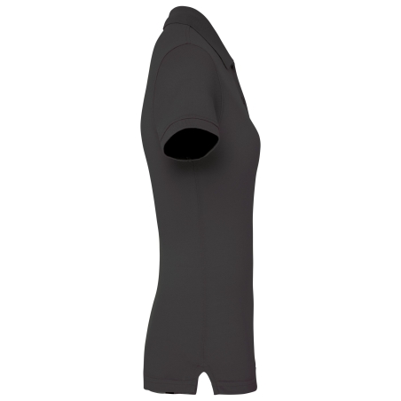 Polo piqué Bio 180 femme Gris – Kariban – vue 3