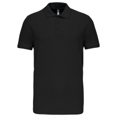 Polo piqué manches courtes homme Noir – Kariban