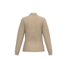 Polo piqué LSL femme Beige (Ideal Sand) – iDeal Basic Brand – vue 2
