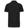 Polo piqué manches courtes homme Noir – Kariban – vue 2