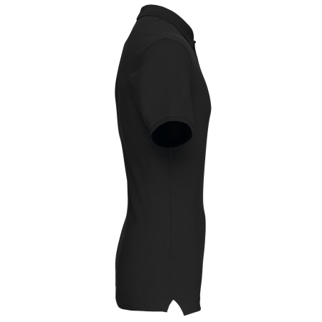Polo piqué manches courtes homme Noir – Kariban – vue 3