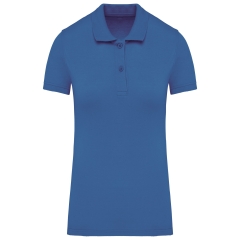 Polo piqué Bio 180 g/m² Femme Bleu Royal Kariban