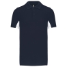 Polo piqué bicolore manches courtes homme Blanc – Kariban