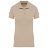 Polo piqué bio 180 g/m² femme beige Kariban