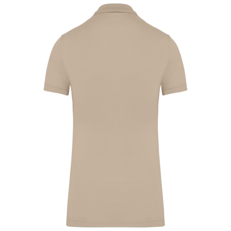 Polo piqué bio 180 g/m² femme beige Kariban – vue 2
