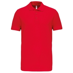 Polo piqué manches courtes homme Rouge – Kariban