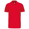 Polo piqué manches courtes homme Rouge – Kariban