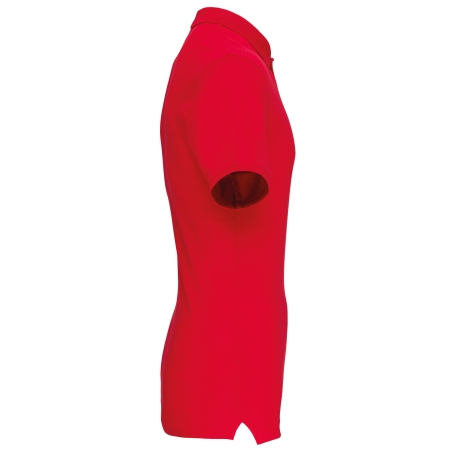 Polo piqué manches courtes homme Rouge – Kariban – vue 3