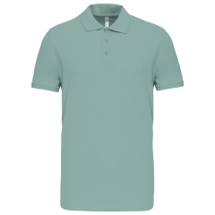 Polo piqué manches courtes homme Vert Sage – Kariban