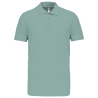 Polo piqué manches courtes homme Vert Sage – Kariban