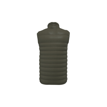 Bodywarmer matelassé homme Vert Khaki – iDeal Basic Brand – vue 2