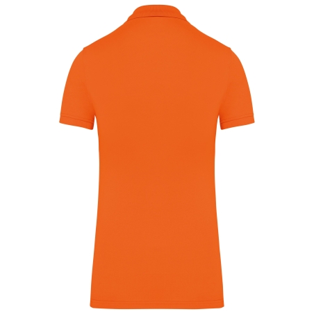 Polo piqué Bio 180 g/m² femme orange – Kariban – vue 2
