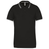 Polo Maille Piquée Homme Noir Kariban – Coupe Droite 220 g/m²
