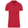 Polo Piqué Bio 180 Femme Rouge | Kariban