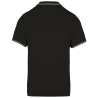 Polo Maille Piquée Homme Noir Kariban – Coupe Droite 220 g/m² – vue 2