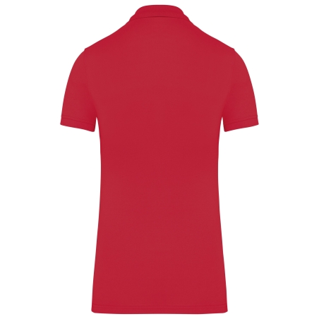 Polo Piqué Bio 180 Femme Rouge | Kariban – vue 2