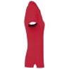 Polo Piqué Bio 180 Femme Rouge | Kariban – vue 3