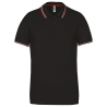 Polo Maille Piquée Manches Courtes Homme Noir – Kariban