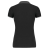 Polo Manches Courtes Femme Noir – Kariban Sailing – vue 2