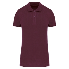 Polo Piqué Bio 180 Femme Bordeaux – Kariban