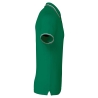 Polo Vert Kelly / Gris clair / Blanc Homme Maille Piquée Manches Courtes Kariban – vue 3