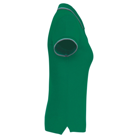 Polo manches courtes femme Blanc – Kariban Sailing – vue 3