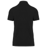 Polo col mao manches courtes homme Kariban – Noir / Gris Oxford – vue 2