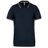 Polo Maille Piquée Blanc Manches Courtes Homme Kariban