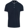 Polo Col Mao Manches Courtes Homme Blanc Kariban
