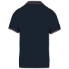 Polo Maille Piquée Blanc Manches Courtes Homme Kariban – vue 2