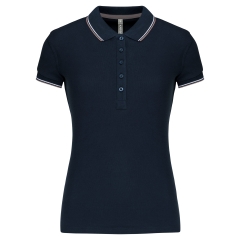 Polo manches courtes femme Blanc – Kariban Sailing 220 g/m²
