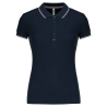 Polo manches courtes femme Blanc – Kariban Sailing 220 g/m²