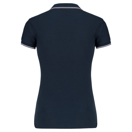 Polo manches courtes femme Blanc – Kariban Sailing 220 g/m² – vue 2
