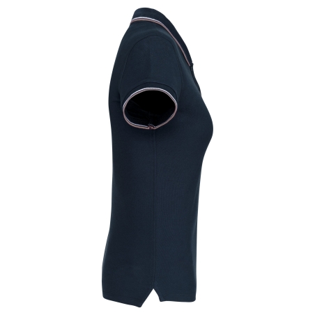 Polo manches courtes femme Blanc – Kariban Sailing 220 g/m² – vue 3