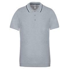 Polo Blanc Homme Maille Piquée Kariban – Coton 220 g/m²