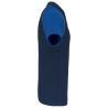 Polo Baseball Manches Courtes Bicolore Bleu Marine/Royal – Kariban – vue 3