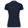 Polo Manches Courtes Femme Marine / Bordeaux / Blanc – Kariban Sailing – vue 2