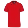 Polo Maille Piquée Manches Courtes Homme Rouge / Marine / Blanc – Kariban