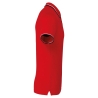 Polo Maille Piquée Manches Courtes Homme Rouge / Marine / Blanc – Kariban – vue 3