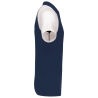 Polo Baseball Manches Courtes Kariban Blanc – Style Bicolore – vue 3