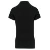 Polo piqué manches courtes femme Noir – Kariban – vue 2