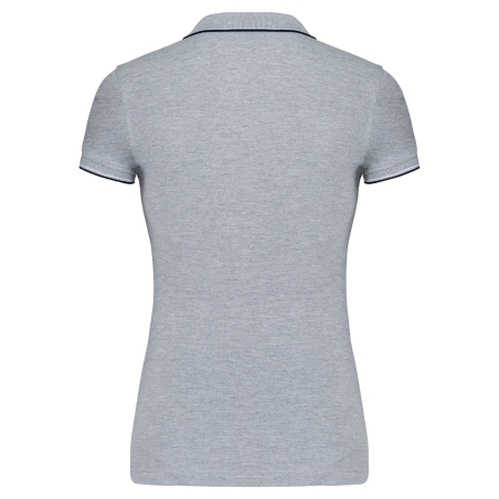 Polo Manches Courtes Femme Blanc Kariban – Coton Piqué – vue 2