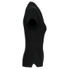 Polo piqué manches courtes femme Noir – Kariban – vue 3