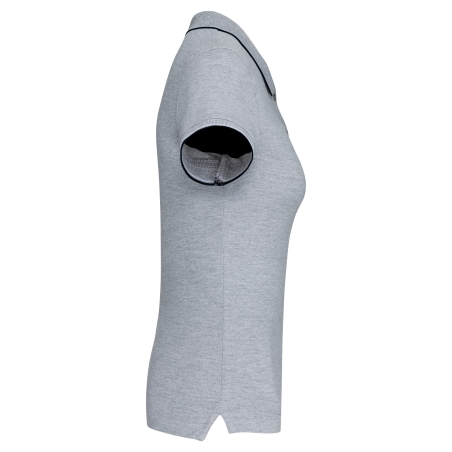 Polo Manches Courtes Femme Blanc Kariban – Coton Piqué – vue 3