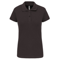 Polo piqué manches courtes femme Gris – Kariban