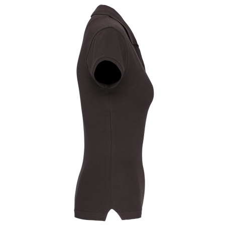 Polo piqué manches courtes femme Gris – Kariban – vue 3