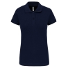 Polo Piqué Manches Courtes Femme Marine Kariban